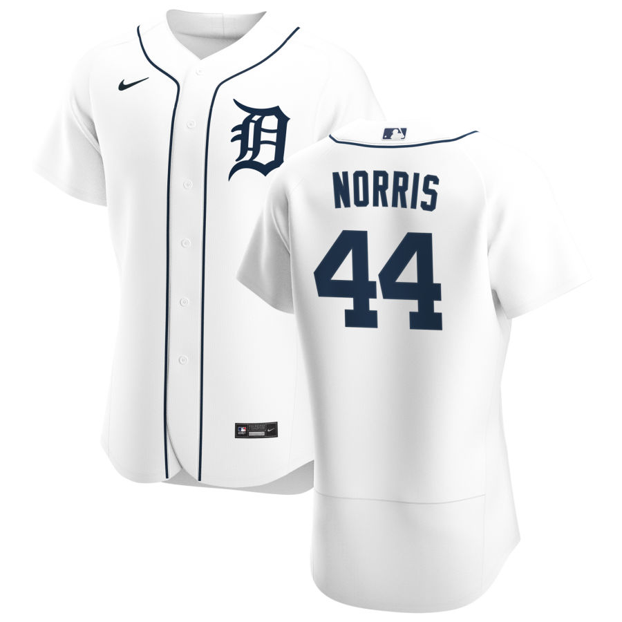 Detroit Tigers 44 Daniel Norris Men Nike White Home 2020 Authentic Player MLB Jersey